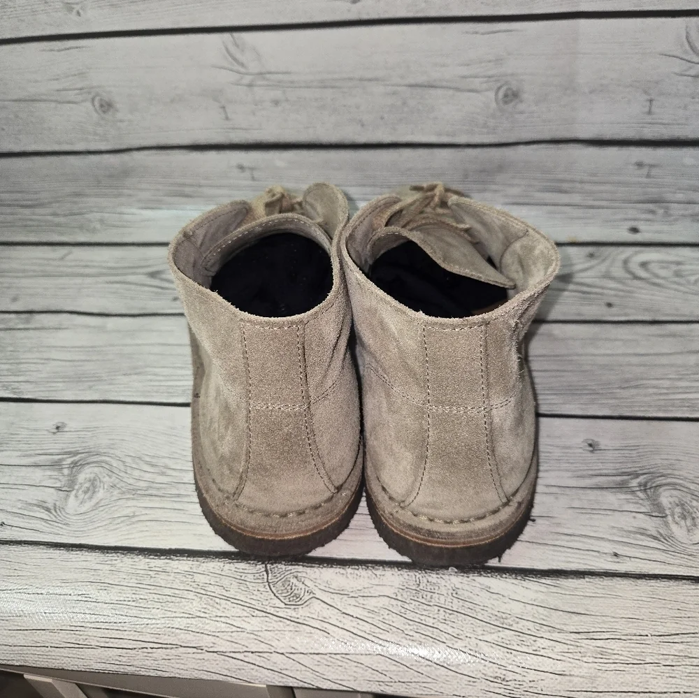 Rhodes Made in Italy Suede Chukka Boots Desert Style Crepe Sole Size 10